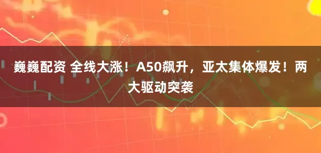 巍巍配资 全线大涨！A50飙升，亚太集体爆发！两大驱动突袭